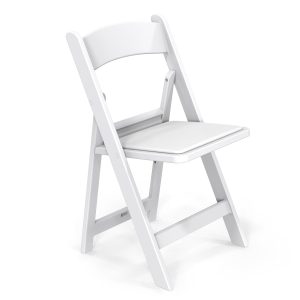 350lbs Resin Plastic Folding Chair with Padding Seat - Image 25