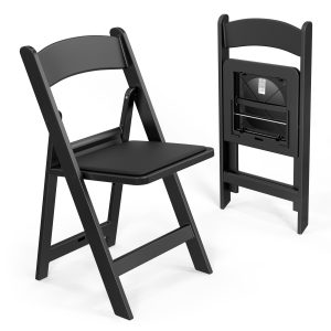 350lbs Resin Plastic Folding Chair with Padding Seat - Image 19