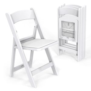 350lbs Resin Plastic Folding Chair with Padding Seat - Image 23