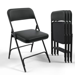 350Ibs Folding Chairs with PU Leather Ultra Thick Padded Seat - Image 10