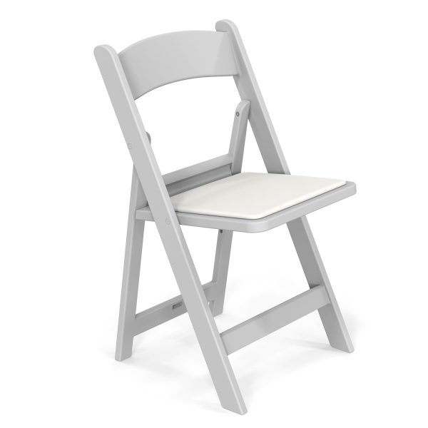 350lbs Resin Plastic Folding Chair with Padding Seat