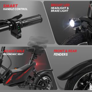 PEXMOR 14" 350W E-bike - Image 6
