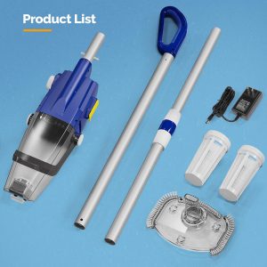 Rechargeable Handheld Pool Vacuum with Cordless - Image 9