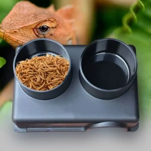Reptile Terrarium Black Reptile Hide Box Plastic Rectangle Snake Shelter House S/M/L Reptile Caves Gecko - Image 2
